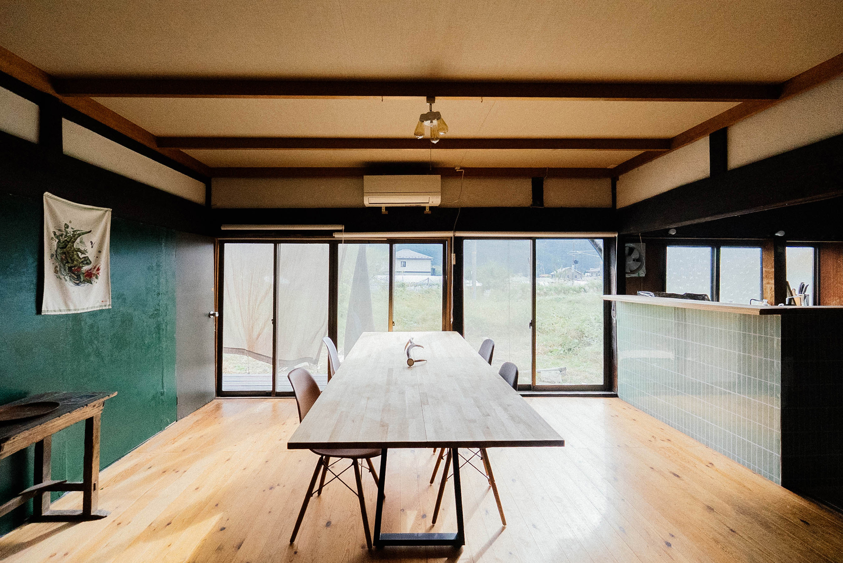 hinatabocco guesthouse ダイニング